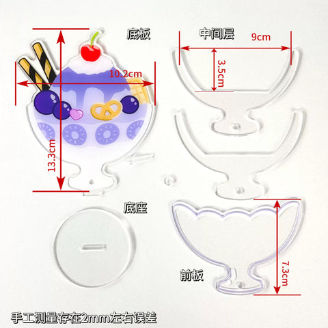 ［推し活グッズ］アクリル 缶バッジ スタンド【Y3D9U2】
