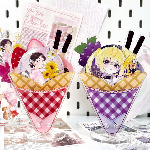 ［推し活グッズ］アクリル 缶バッジ スタンド【A3C3Y8】