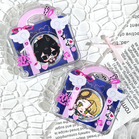 ［推し活グッズ］缶バッジアクリルフレーム 32mm【H0L9U4】