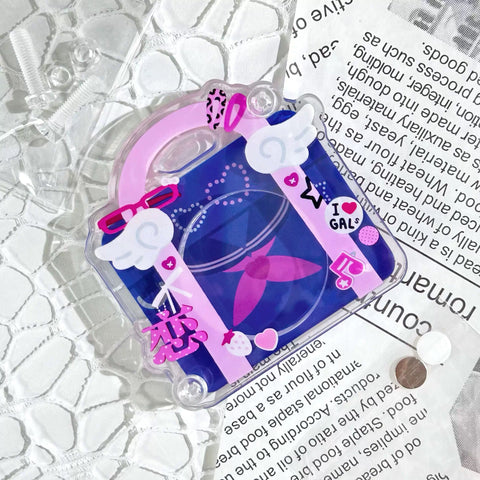 ［推し活グッズ］缶バッジアクリルフレーム 32mm【H0L9U4】