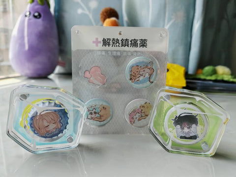 ［推し活グッズ］缶バッジアクリルフレーム 32mm【N0M1E5】