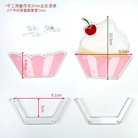 ［推し活グッズ］アクリル 背景 スタンド【B8Y8M0】