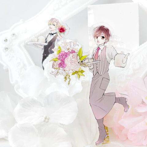 ［推し活グッズ］アクリル 花 クリップ【I7Z9A0】