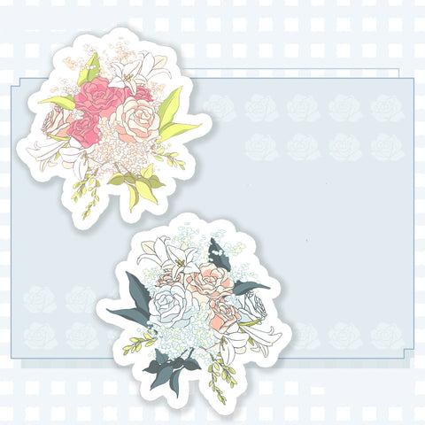 ［推し活グッズ］アクリル 花 クリップ【I7Z9A0】