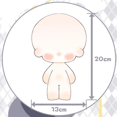［ぬい本体］20cm 無属性 ぬいぐるみ本体【雾凇】