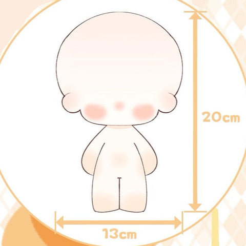 ［ぬい本体］20cm 無属性 ぬいぐるみ本体【橘橘】