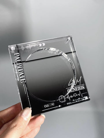［推し活グッズ］缶バッジアクリルフレーム 75mm【Q9D8W3】