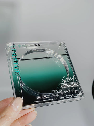 ［推し活グッズ］缶バッジアクリルフレーム 75mm【Q9D8W3】