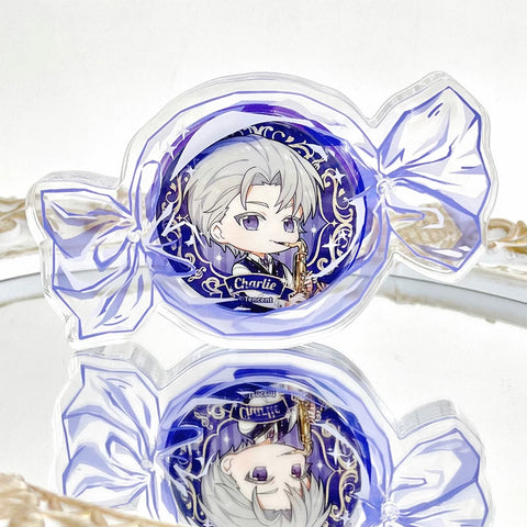 ［推し活グッズ］缶バッジアクリルフレーム 38/44/58mm【J6F9L1】
