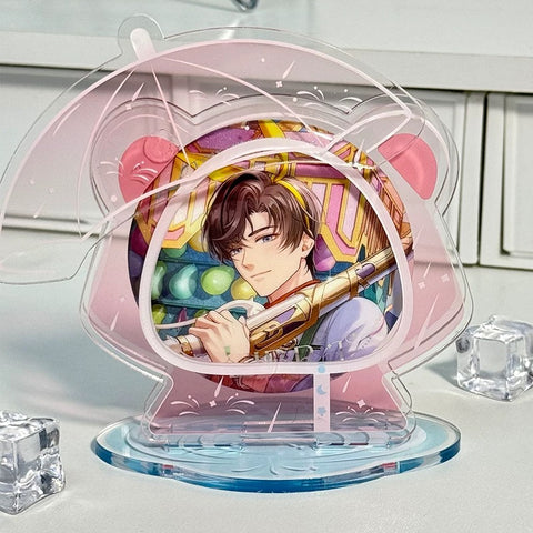 ［推し活グッズ］缶バッジアクリルフレーム 58~75mm【V7W9K5】