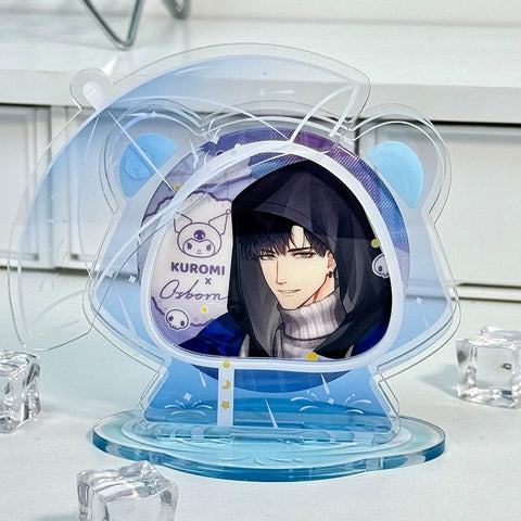 ［推し活グッズ］缶バッジアクリルフレーム 58~75mm【V7W9K5】