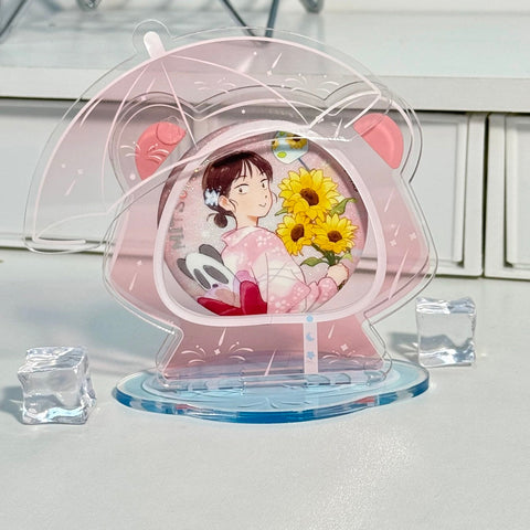 ［推し活グッズ］缶バッジアクリルフレーム 58~75mm【V7W9K5】