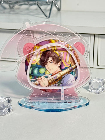 ［推し活グッズ］缶バッジアクリルフレーム 58~75mm【V7W9K5】