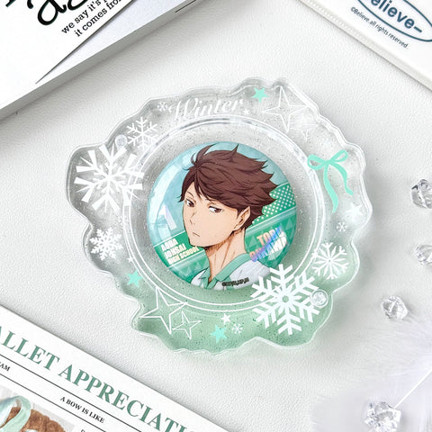 ［推し活グッズ］缶バッジアクリルフレーム 58/65/75mm【S4G0J5】