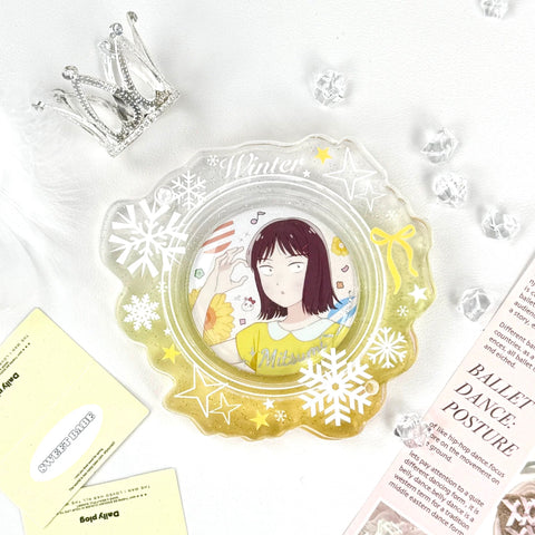 ［推し活グッズ］缶バッジアクリルフレーム 58/65/75mm【S4G0J5】
