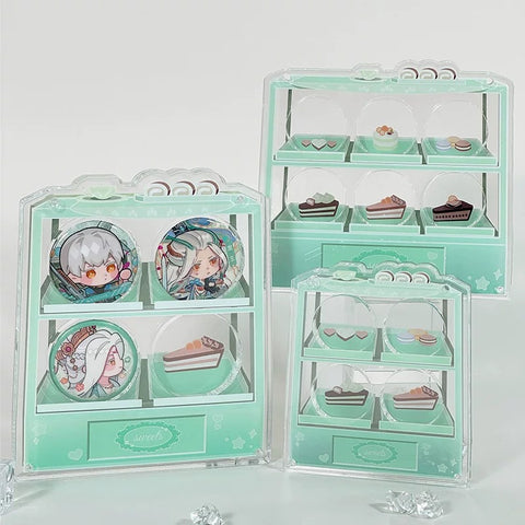 ［推し活グッズ］缶バッジアクリルフレーム 26.5/39.5mm【R5T3S1】