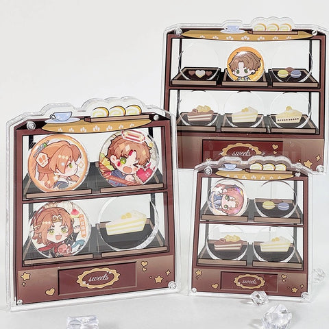 ［推し活グッズ］缶バッジアクリルフレーム 26.5/39.5mm【R5T3S1】