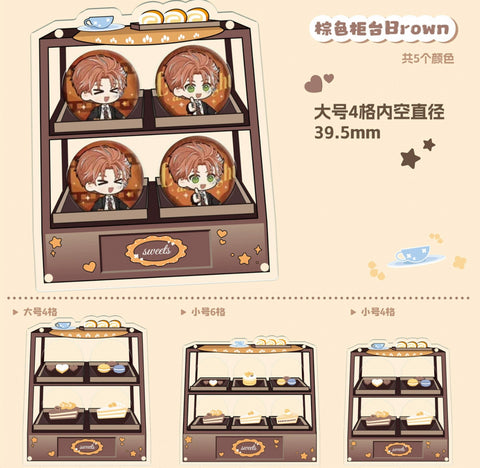 ［推し活グッズ］缶バッジアクリルフレーム 26.5/39.5mm【R5T3S1】