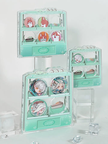 ［推し活グッズ］缶バッジアクリルフレーム 26.5/39.5mm【R5T3S1】