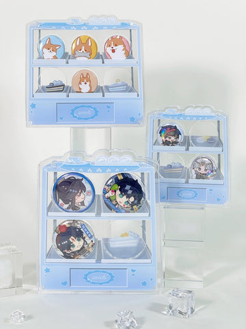 ［推し活グッズ］缶バッジアクリルフレーム 26.5/39.5mm【R5T3S1】