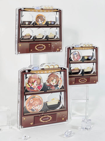 ［推し活グッズ］缶バッジアクリルフレーム 26.5/39.5mm【R5T3S1】