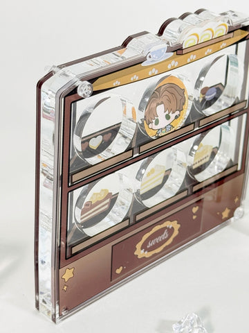 ［推し活グッズ］缶バッジアクリルフレーム 26.5/39.5mm【R5T3S1】