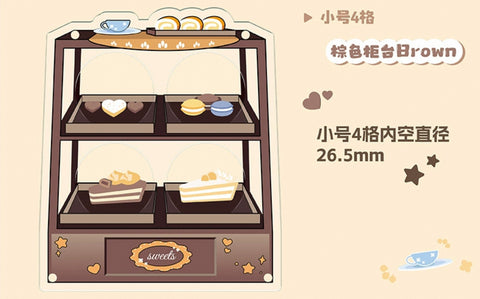 ［推し活グッズ］缶バッジアクリルフレーム 26.5/39.5mm【R5T3S1】