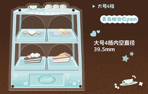 ［推し活グッズ］缶バッジアクリルフレーム 26.5/39.5mm【R5T3S1】