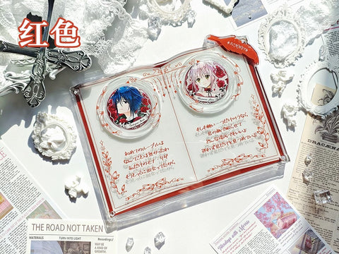 ［推し活グッズ］缶バッジアクリルフレーム 58～75mm【B8F6P8】