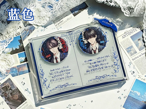 ［推し活グッズ］缶バッジアクリルフレーム 58～75mm【B8F6P8】