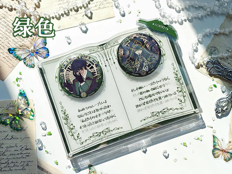 ［推し活グッズ］缶バッジアクリルフレーム 58～75mm【B8F6P8】