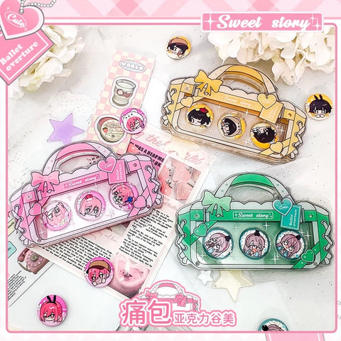 ［推し活グッズ］缶バッジアクリルフレーム 25mm【H2O9Z1】