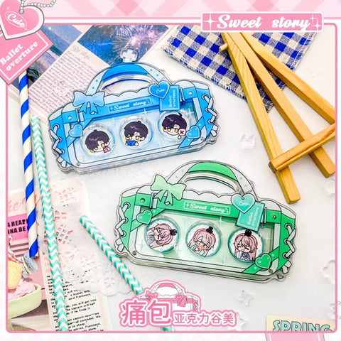 ［推し活グッズ］缶バッジアクリルフレーム 25mm【H2O9Z1】