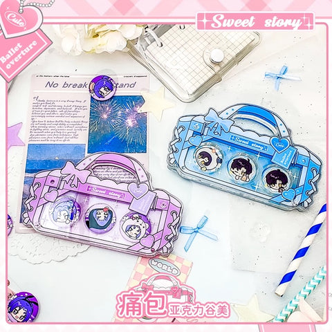 ［推し活グッズ］缶バッジアクリルフレーム 25mm【H2O9Z1】