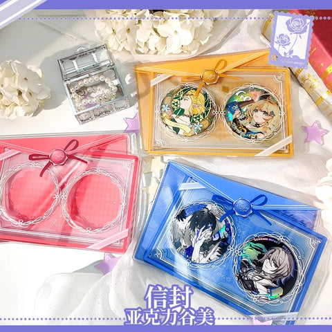 ［推し活グッズ］缶バッジアクリルフレーム 58/65/75mm【P9U9M2】