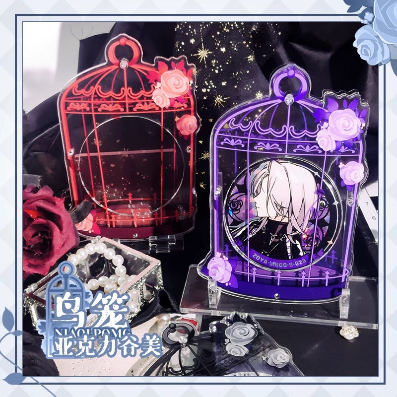 WOOZI 缶バッジ アクリル 推し活グッズ］缶バッジアクリルフレーム 58~75mm【O7V1A2