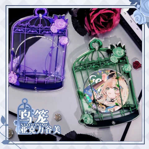 ［推し活グッズ］缶バッジアクリルフレーム 58~75mm【O7V1A2】
