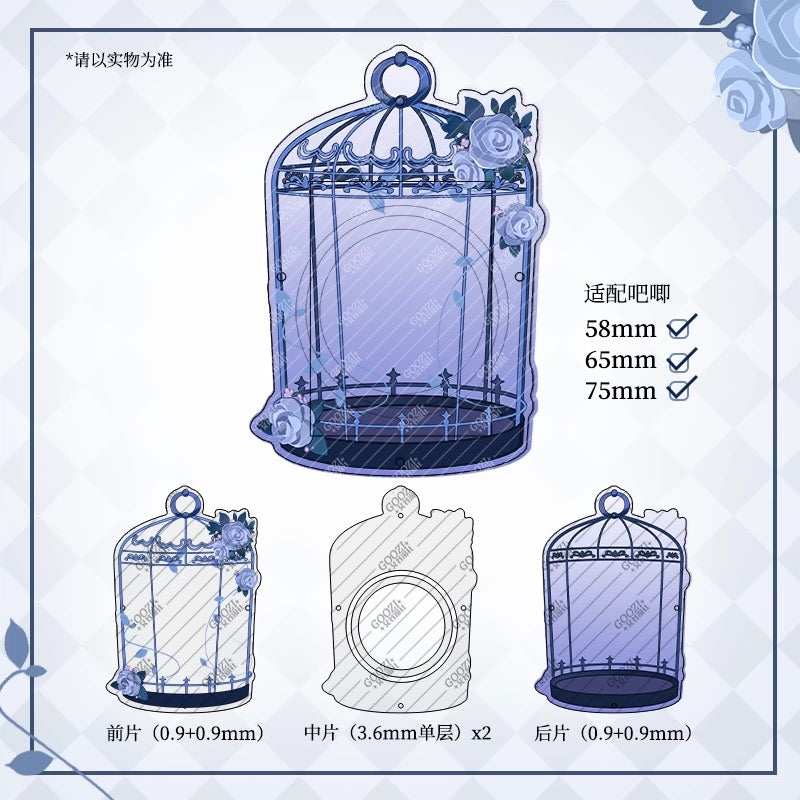 07-GHOST 缶バッジ＆アクリルフレーム THE IDOLM@STER SHINY COLORS 7th UNITLIVE TOUR 円環 -Halo