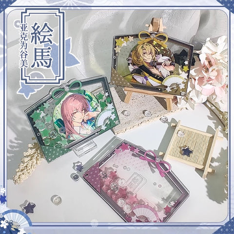 ［推し活グッズ］缶バッジアクリルフレーム 58/65/75mm【R5D9B9】