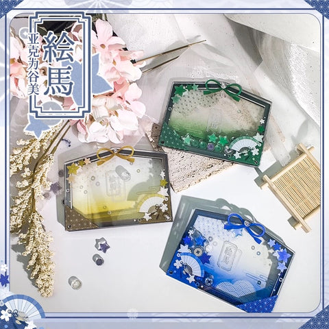 ［推し活グッズ］缶バッジアクリルフレーム 58/65/75mm【R5D9B9】