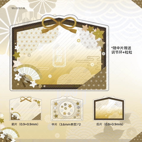 ［推し活グッズ］缶バッジアクリルフレーム 58/65/75mm【R5D9B9】