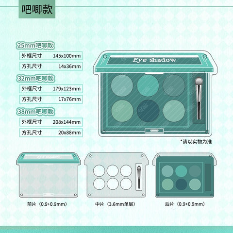 ［推し活グッズ］缶バッジアクリルフレーム 25/32/38mm【S8N8N2】