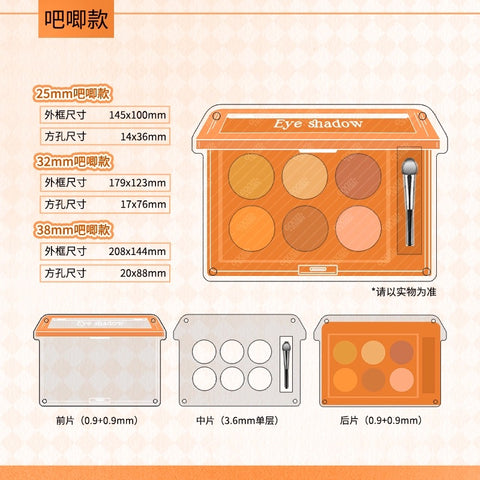［推し活グッズ］缶バッジアクリルフレーム 25/32/38mm【S8N8N2】