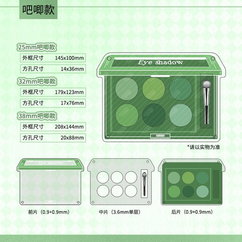 ［推し活グッズ］缶バッジアクリルフレーム 25/32/38mm【S8N8N2】