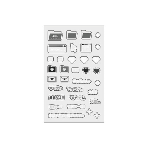 ［推し活グッズ］アクリルフレーム＋パーツ【D02UK0】