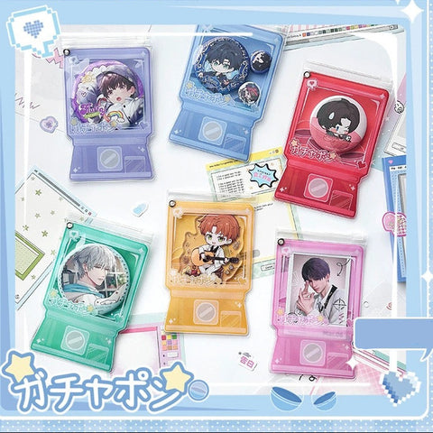 ［推し活グッズ］pvc 缶バッジカバー【VVB0T1】