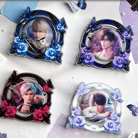 ［推し活グッズ］缶バッジアクリルフレーム 58～65mm【G340S3】