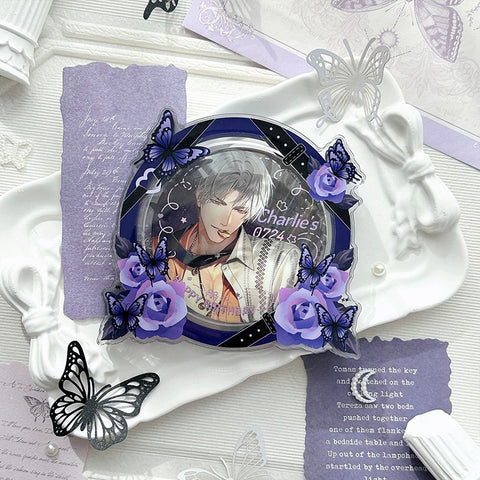 ［推し活グッズ］缶バッジアクリルフレーム 58～65mm【G340S3】