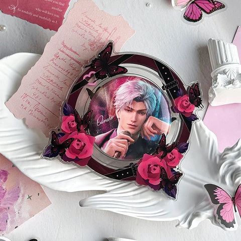 ［推し活グッズ］缶バッジアクリルフレーム 58～65mm【G340S3】