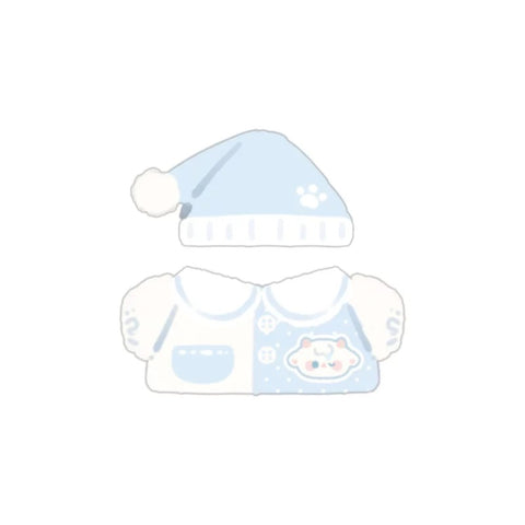 ［ぬい服］10cm 無属性 ぬいぐるみ用 お洋服【睡衣】